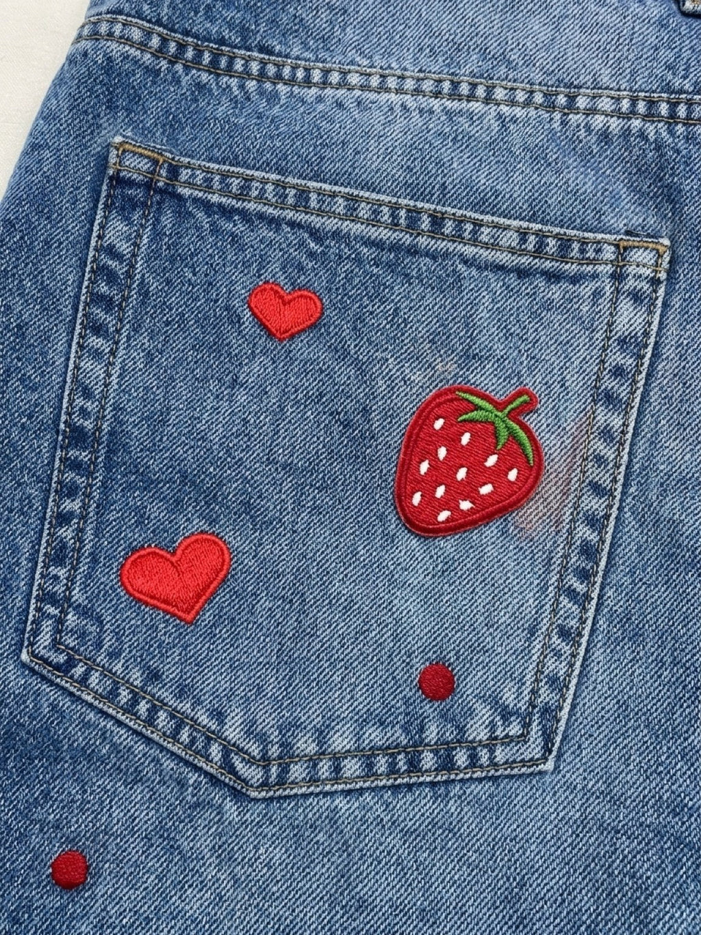 Bermuda Me quiere — Rainbow Factory, detalle del bolsillo trasero