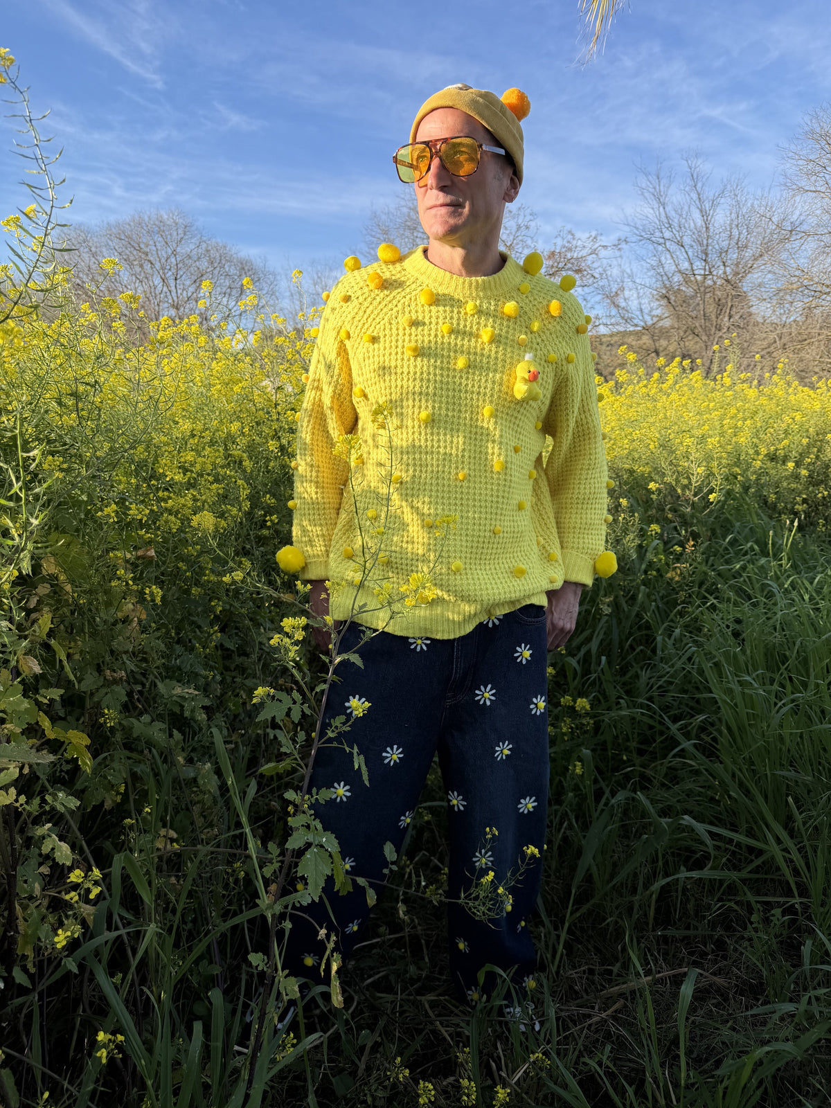 Pullover Cuak — Rainbow Factory, en modelo